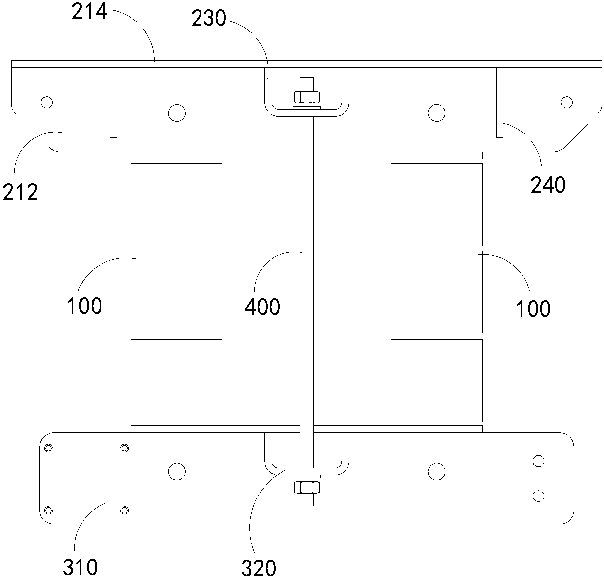 Reactor clip structure