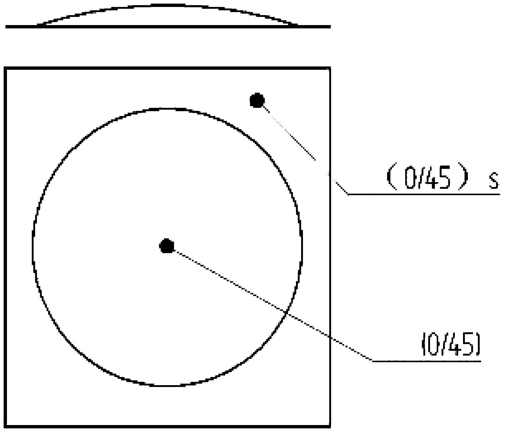 Manufacturing method for satellite borne antenna reflecting surface