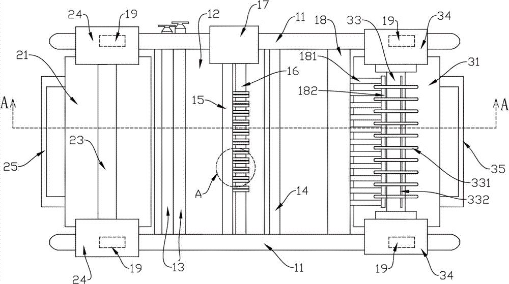 Roll paper cutting device