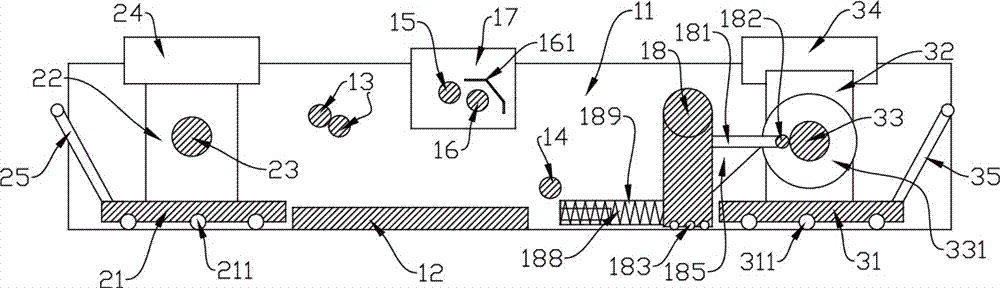 Roll paper cutting device