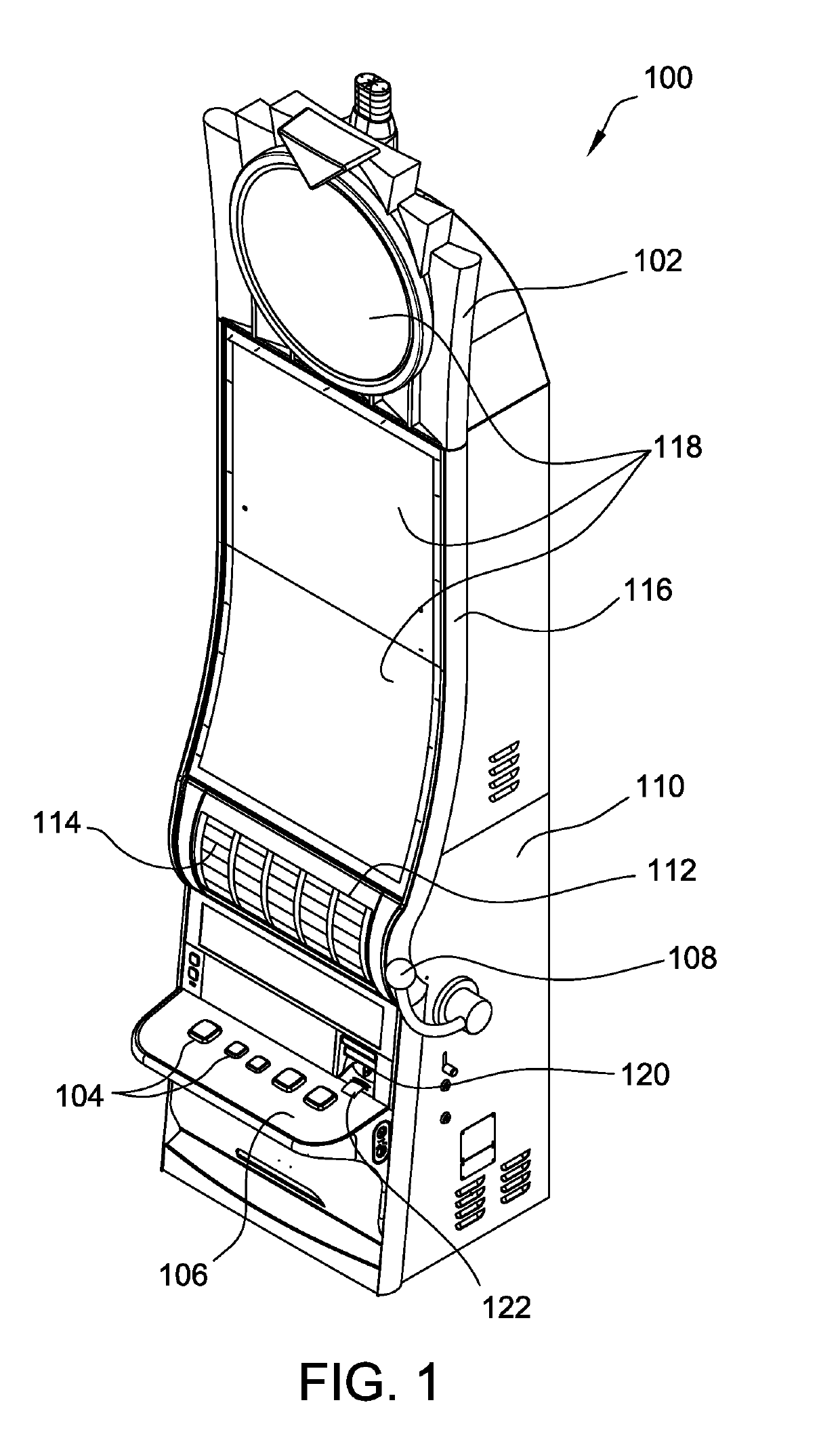 Gaming machine including brushless motor system