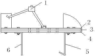 Angle steel iron tower climbing device