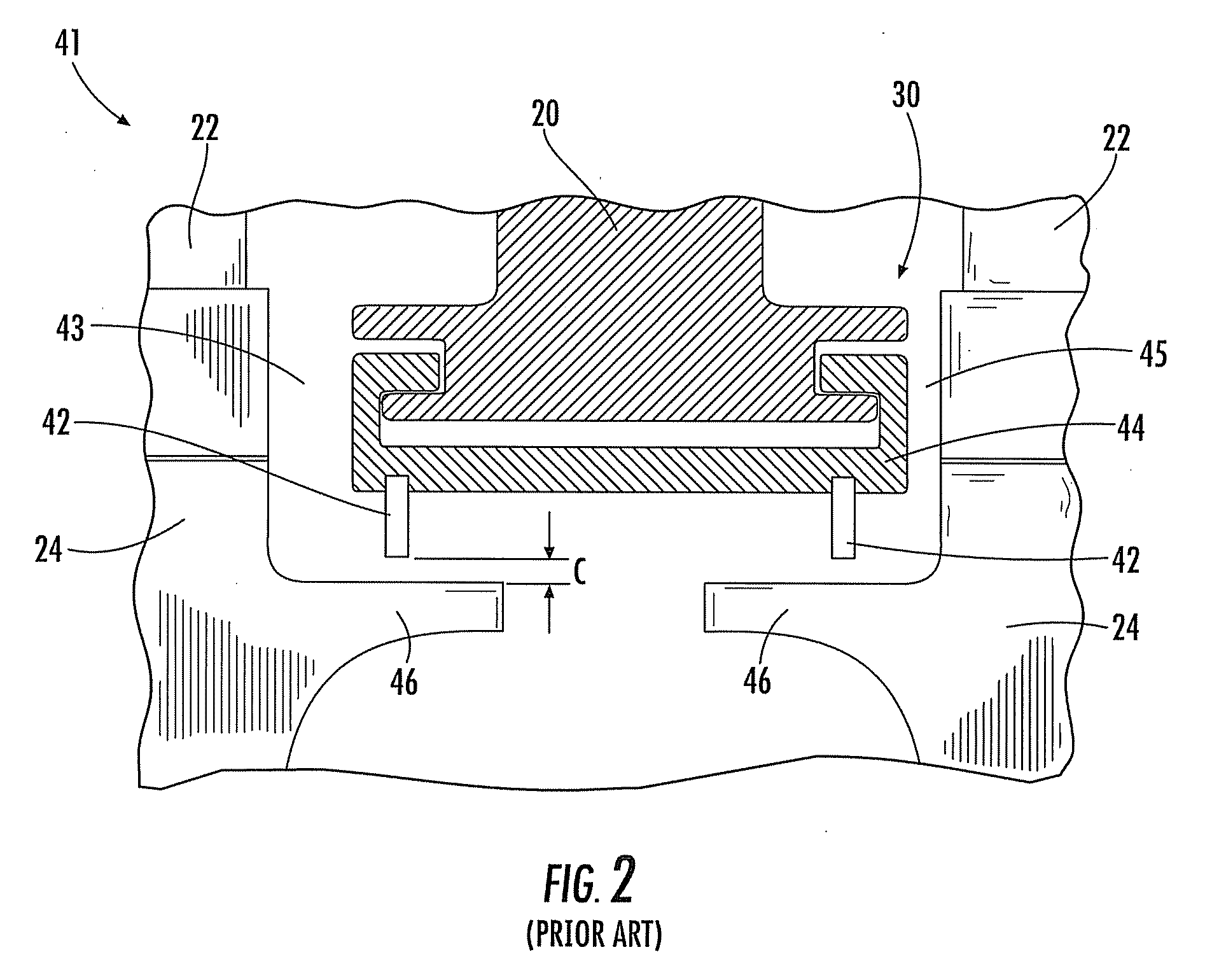 Leakage flow minimization system for a turbine engine