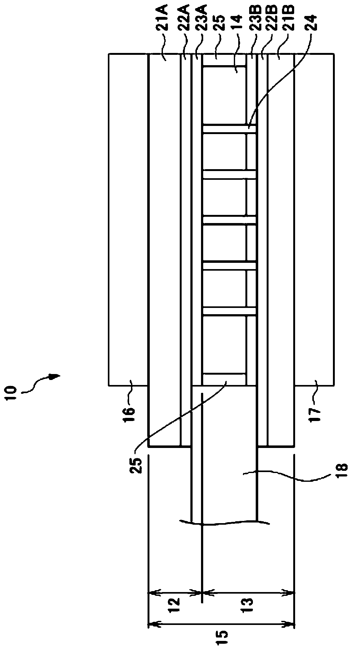 Laminated glass and production method for laminated glass