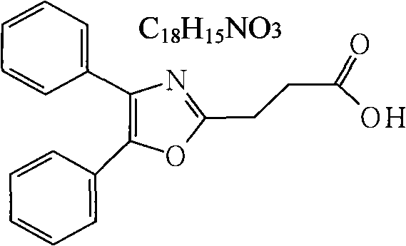 Oxaprozin and preparation technology thereof