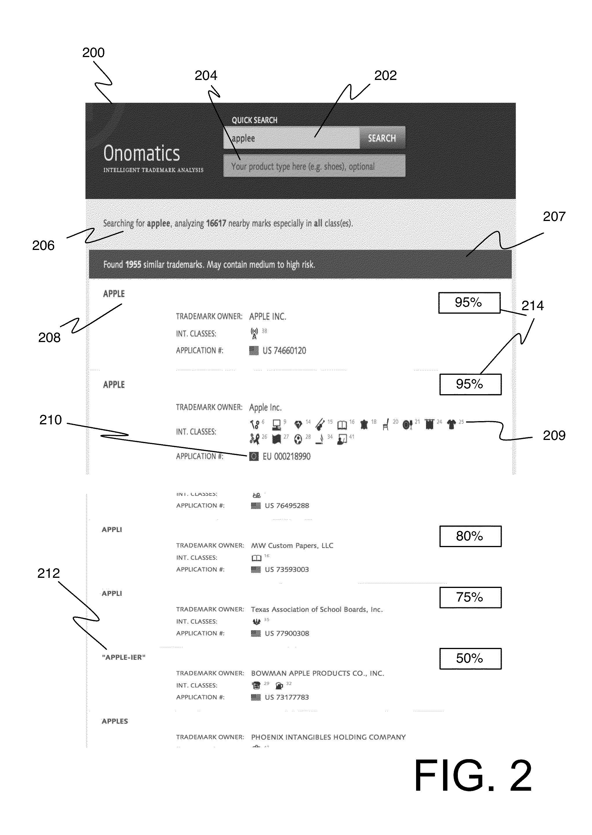 Trademark reservation system