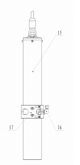 Throwing-into type ultraviolet absorption on-line analyzer