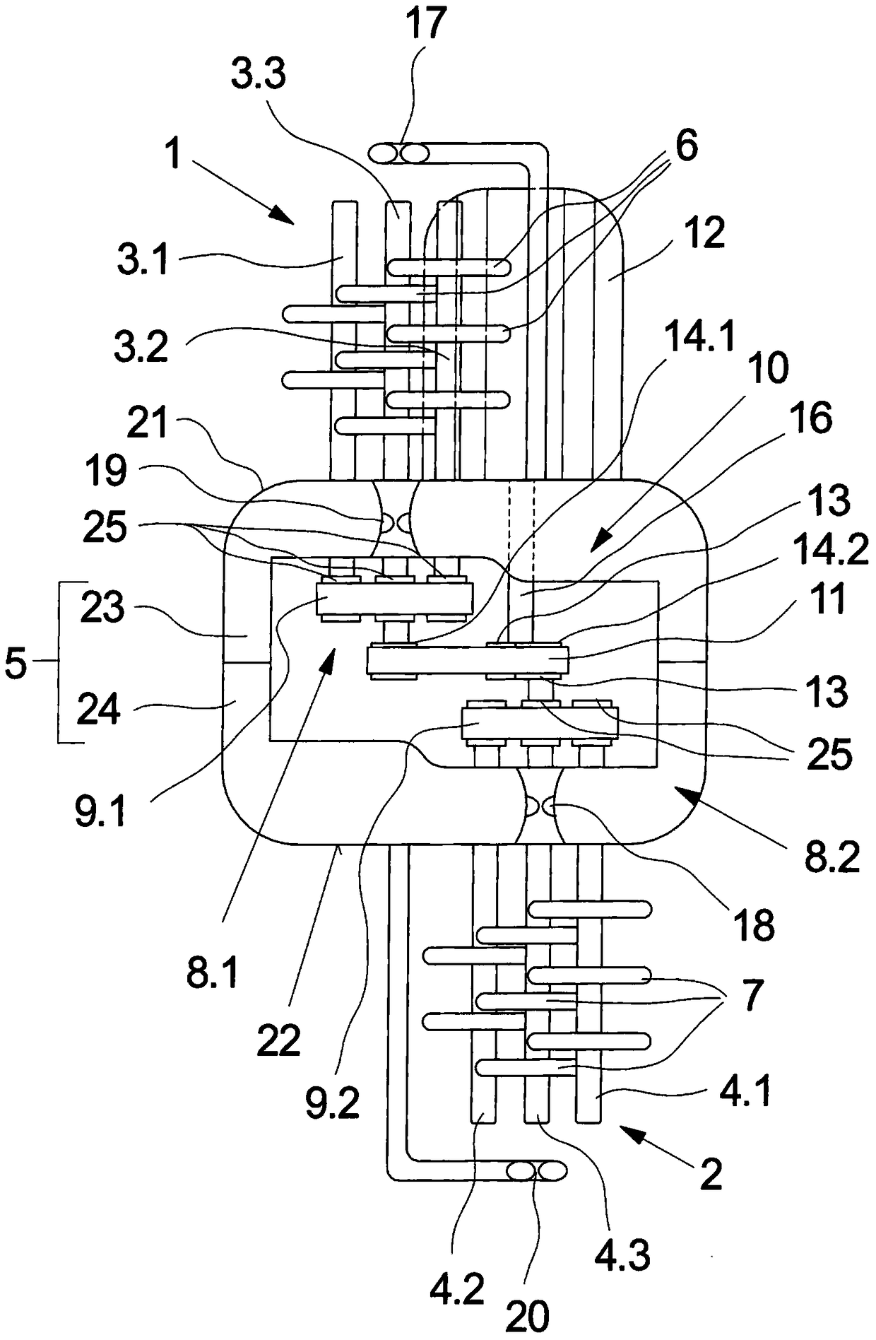 Equipment for twisting multifilament yarns