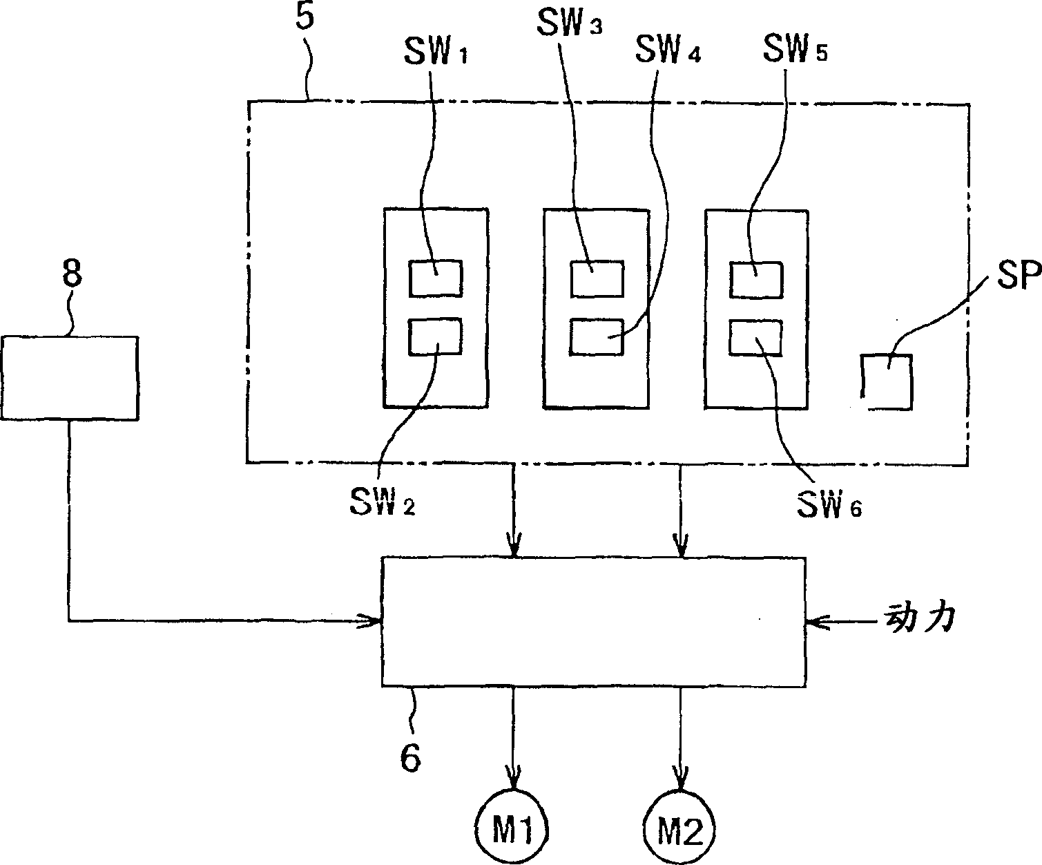 Synchronous lifting control method of bottom sections for lying furniture such as bed
