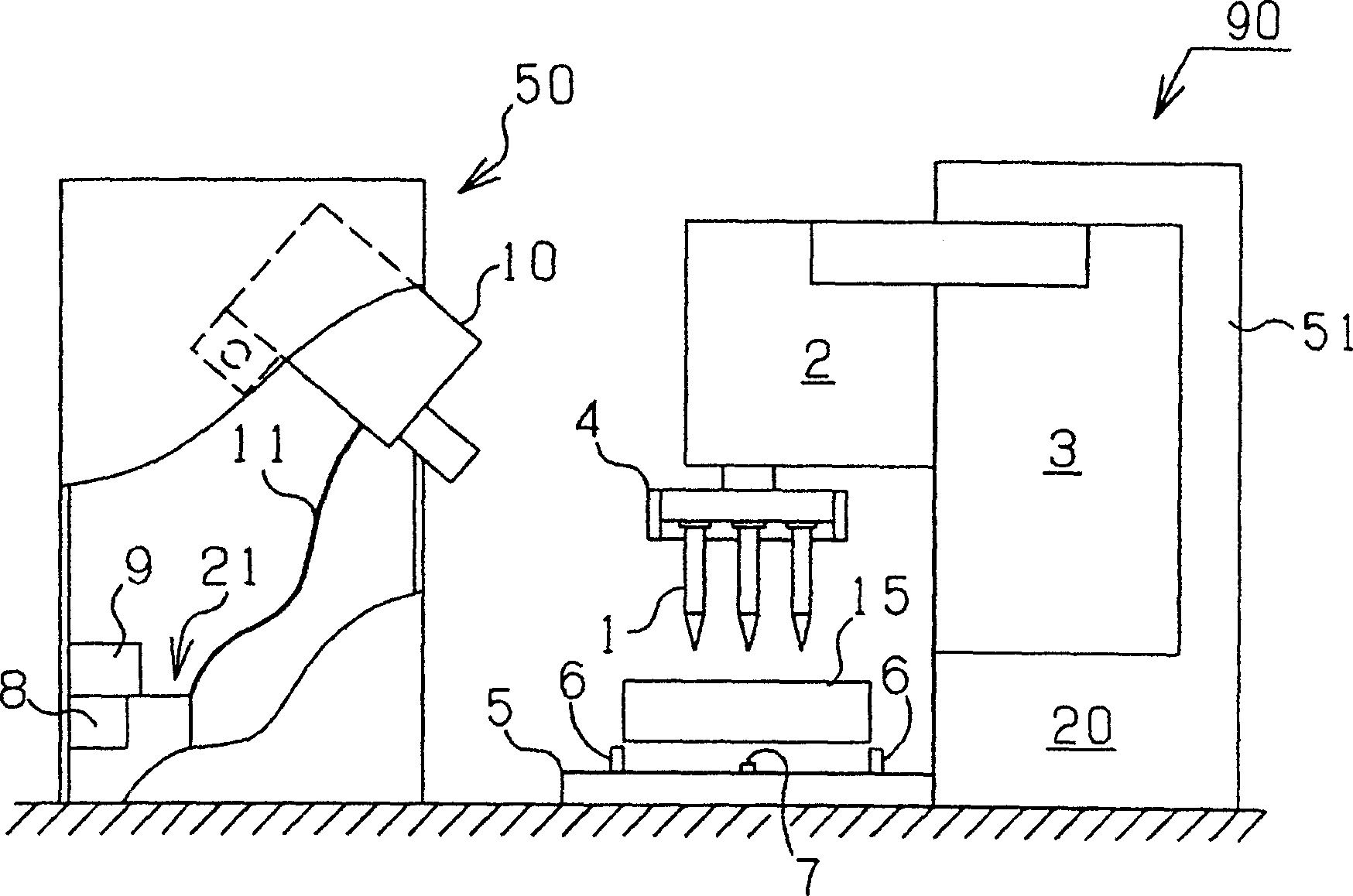 Recording medium destructing device, recording medium destructing system, electronic apparatus managing device, and computer program