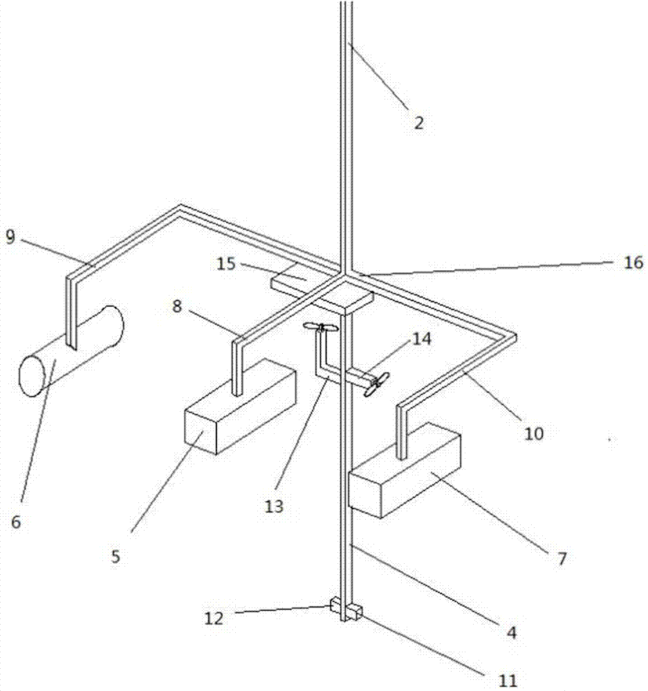 Forest fire alarm method based on transmission network