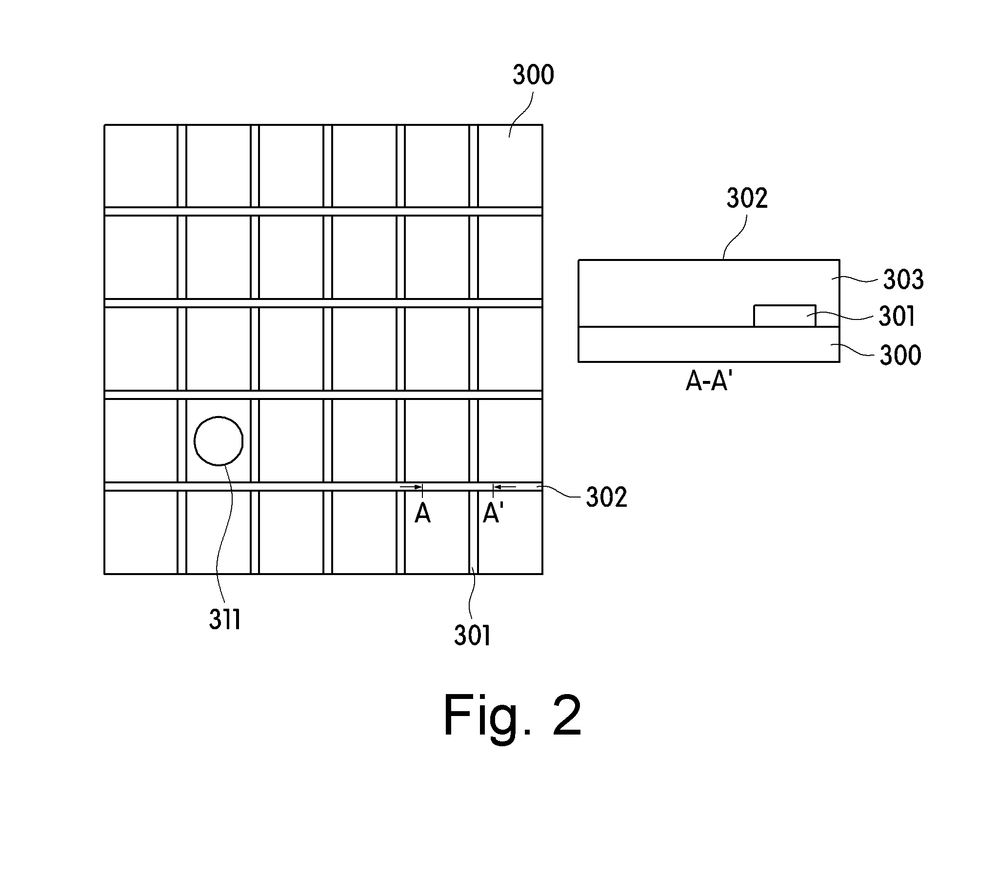 Display comprising ultra-small leds and method for manufacturing same