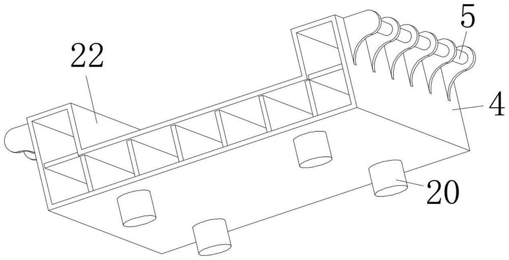 Stable supporting frame assembly for highway steel box girder construction and construction method thereof