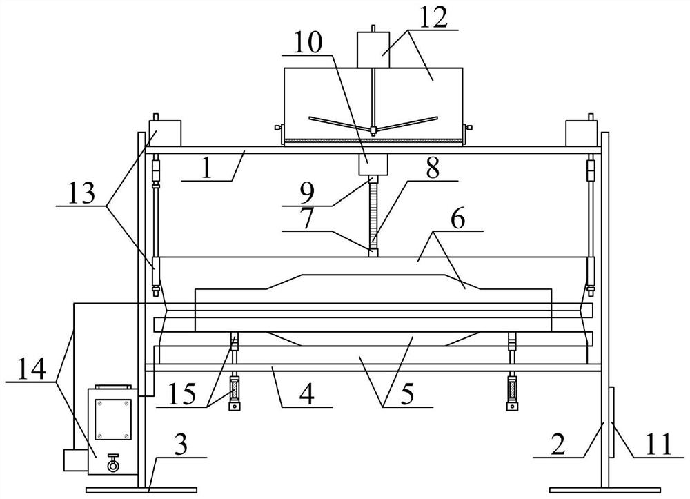 Multifunctional coating type foam magnesium alloy casting device