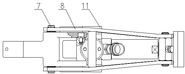 Portable tire disassembly device