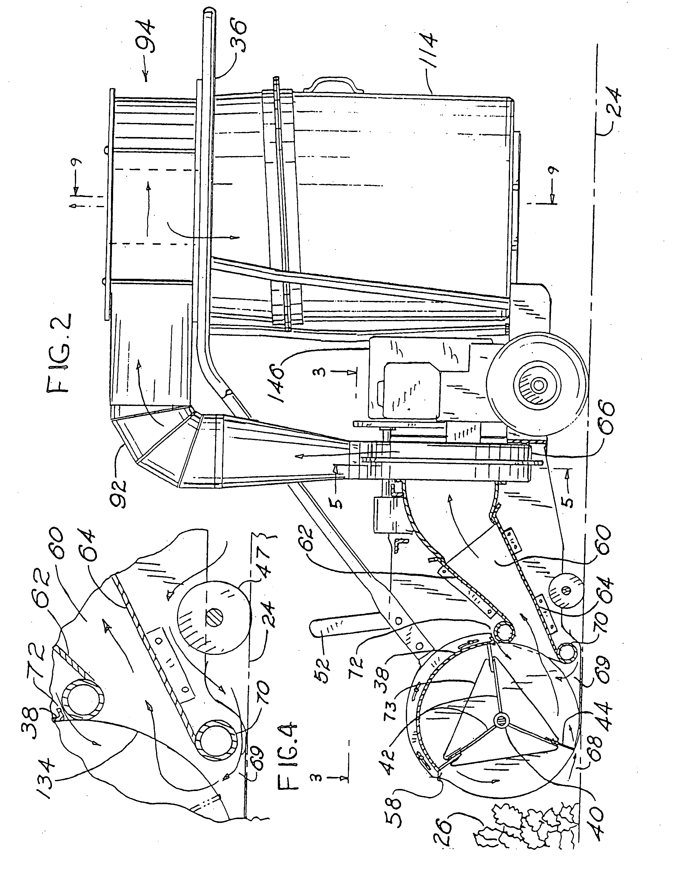 Collector and separator apparatus for lawn and garden