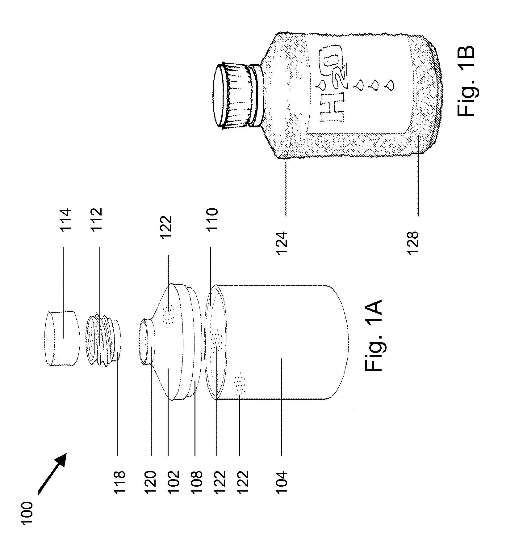 Biodegradable container for liquid and/or semi-solid products