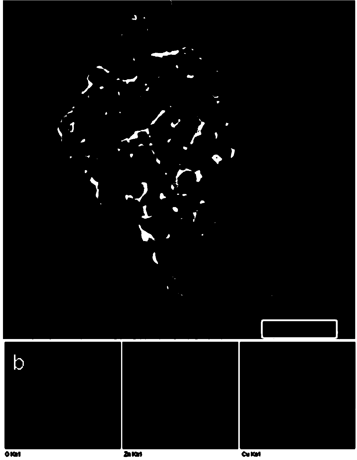 Zinc oxide porous film doped with copper oxide and preparation method thereof