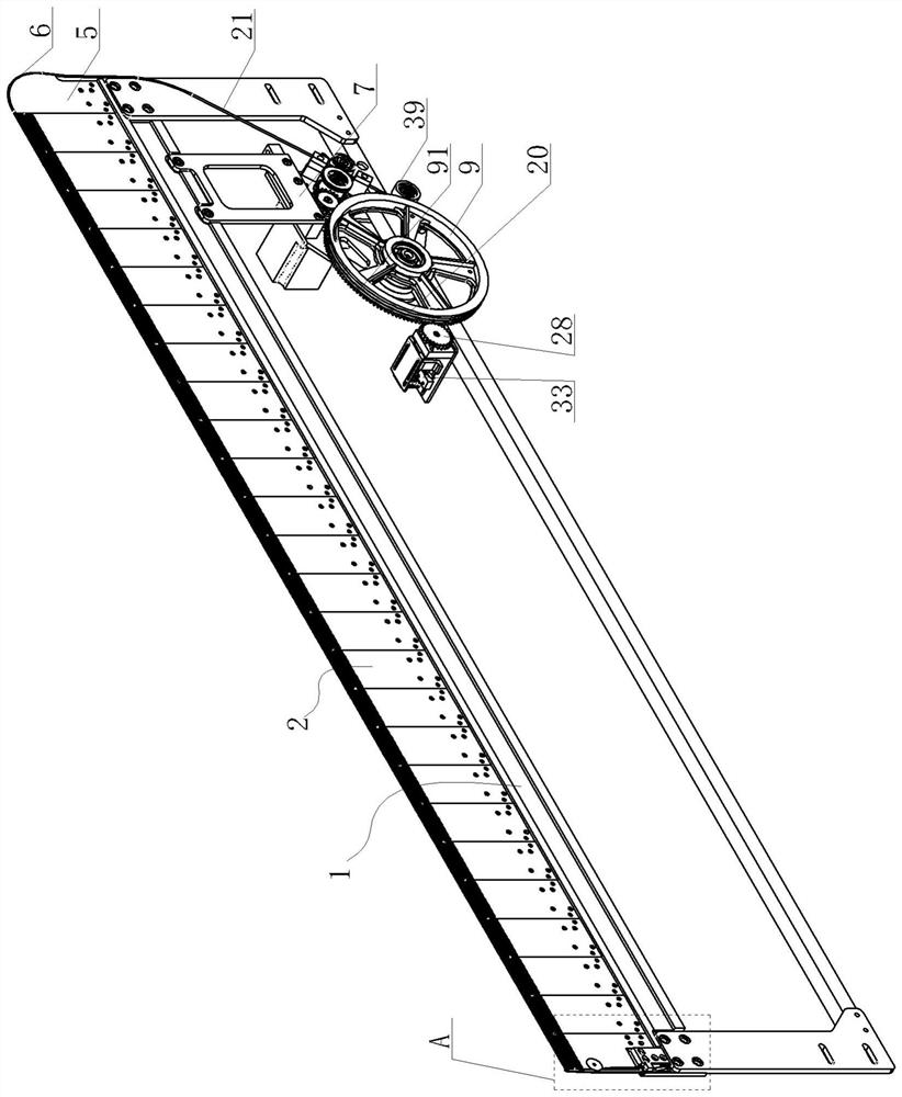 Automatic steel wire threading device