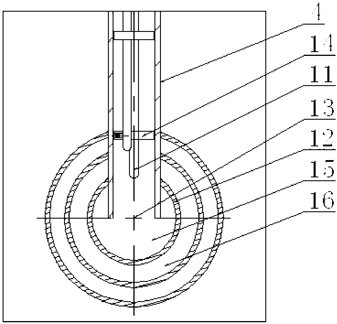 Corrosion resistance thermocouple used for measuring smoke