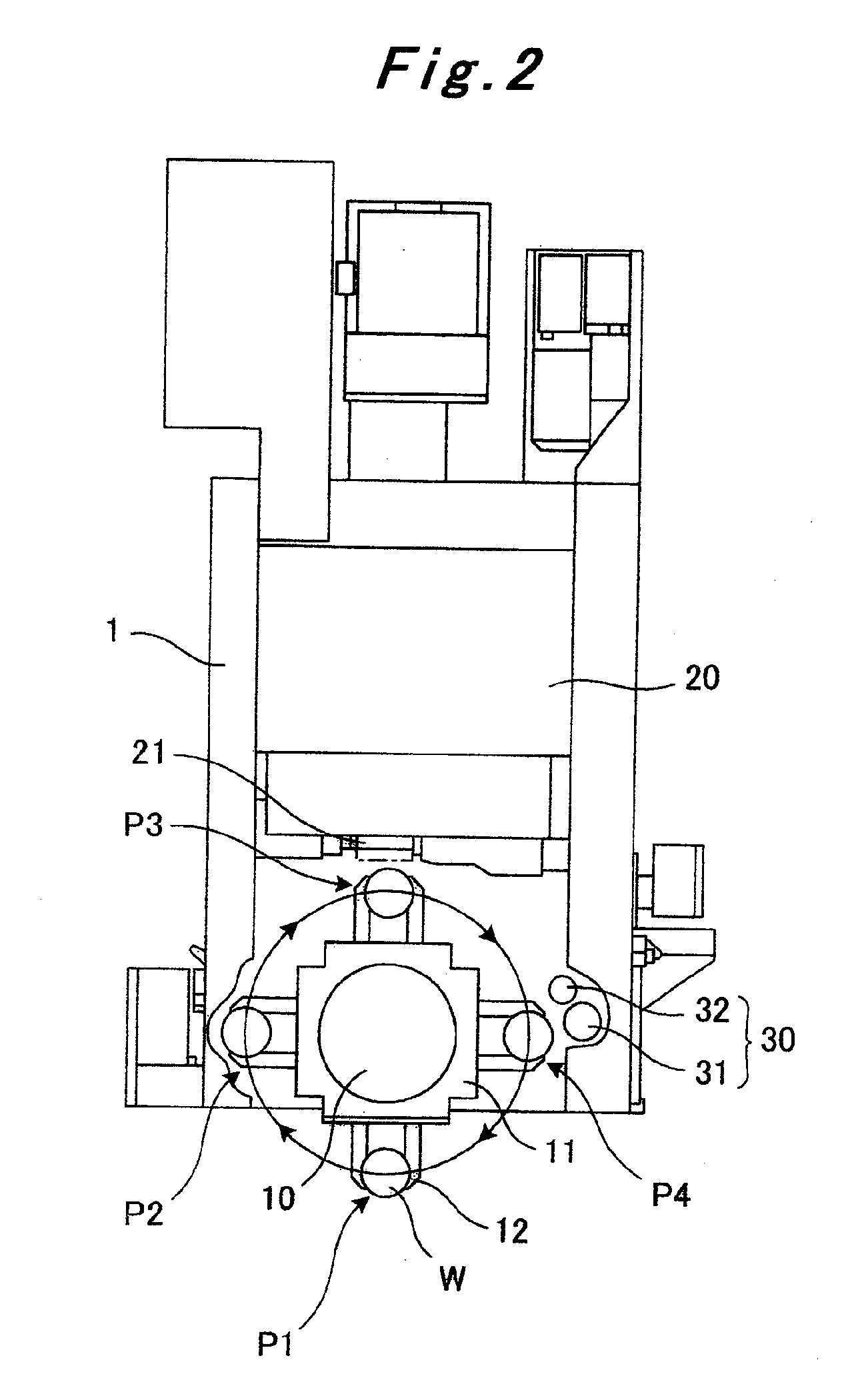 Chamfering device and gear processing machine provided therewith