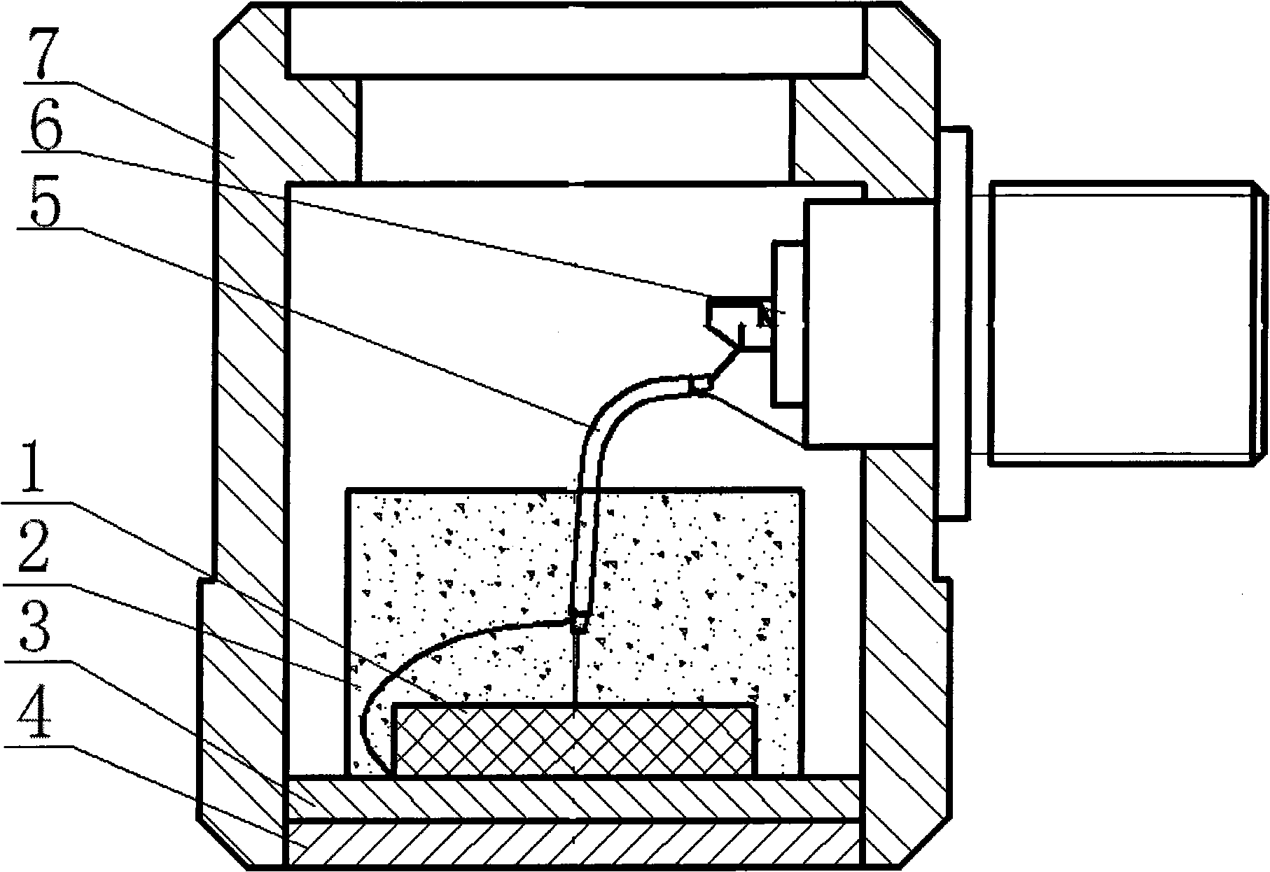 High-frequency ultrasonic transducer made of piezoelectric monocrystalline composite material as well as manufacturing method and application thereof