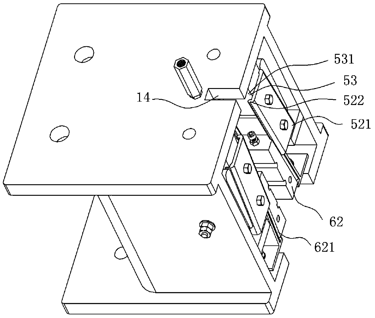 Elevator safety protection clamp