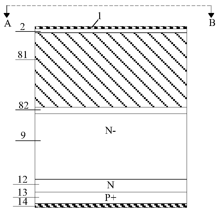 A trench gate charge storage type igbt and fabrication method thereof