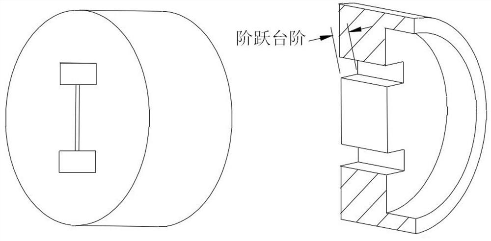 3cm I-shaped waveguide gradient line impedance converter