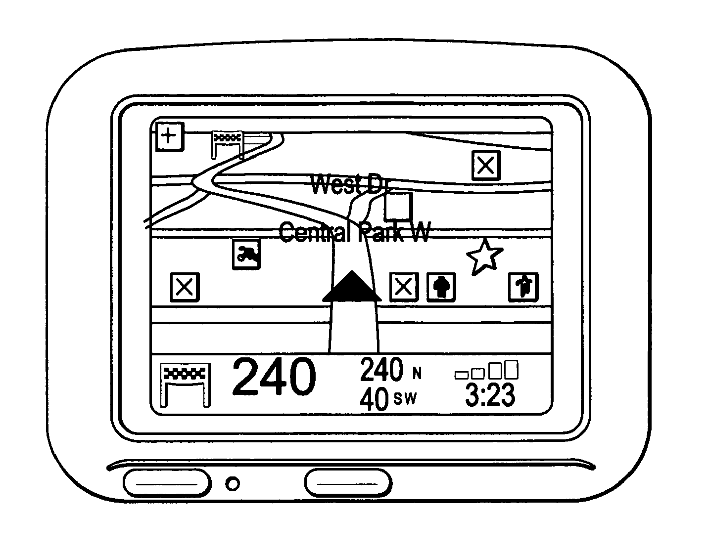 Method and system for transmitting and/or receiving at least one location reference, enhanced by at least one focusing factor