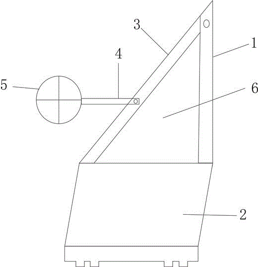 Single-triangular frame ship protection equipment with anti-collision function