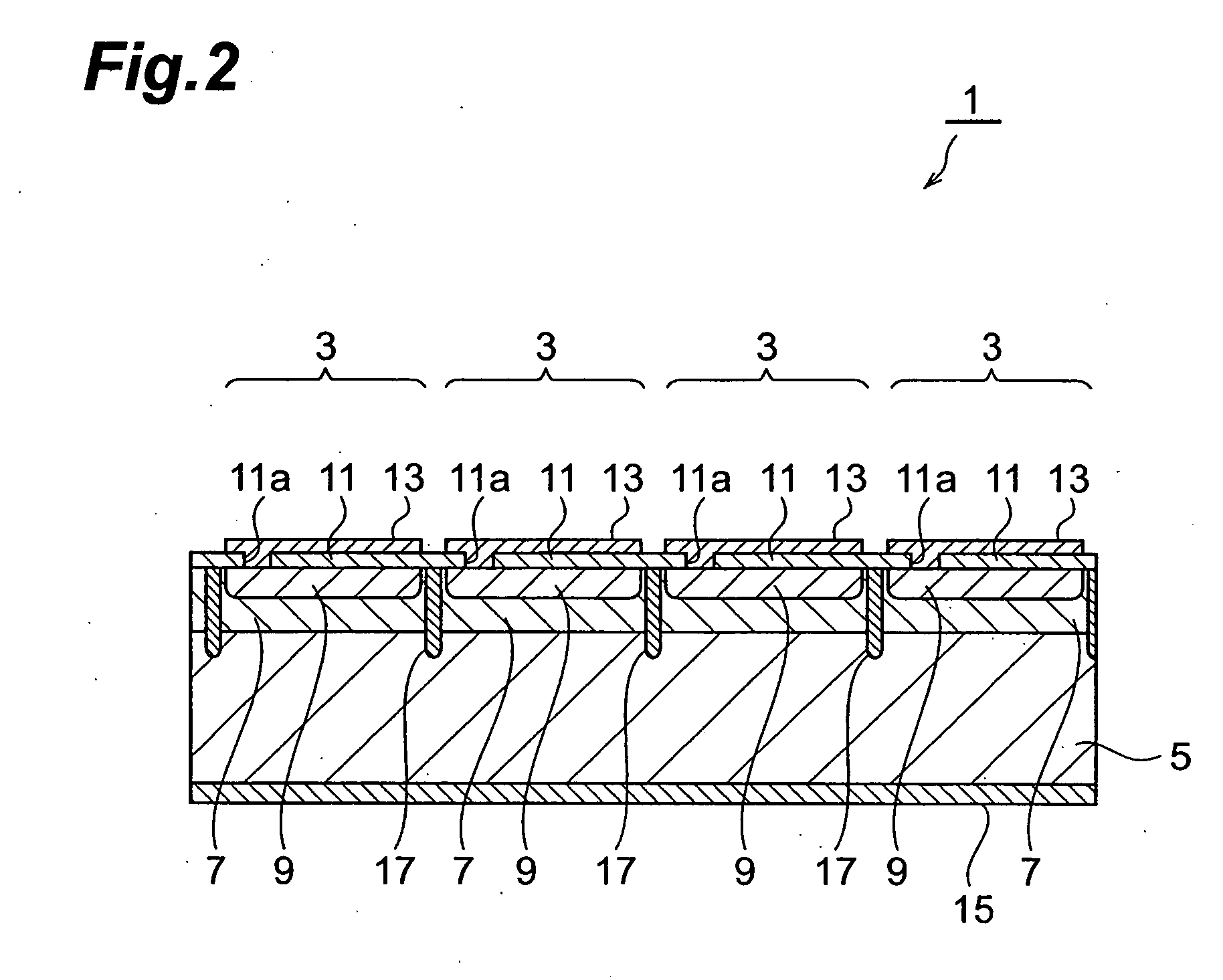 Photodiode array and method for making thereof