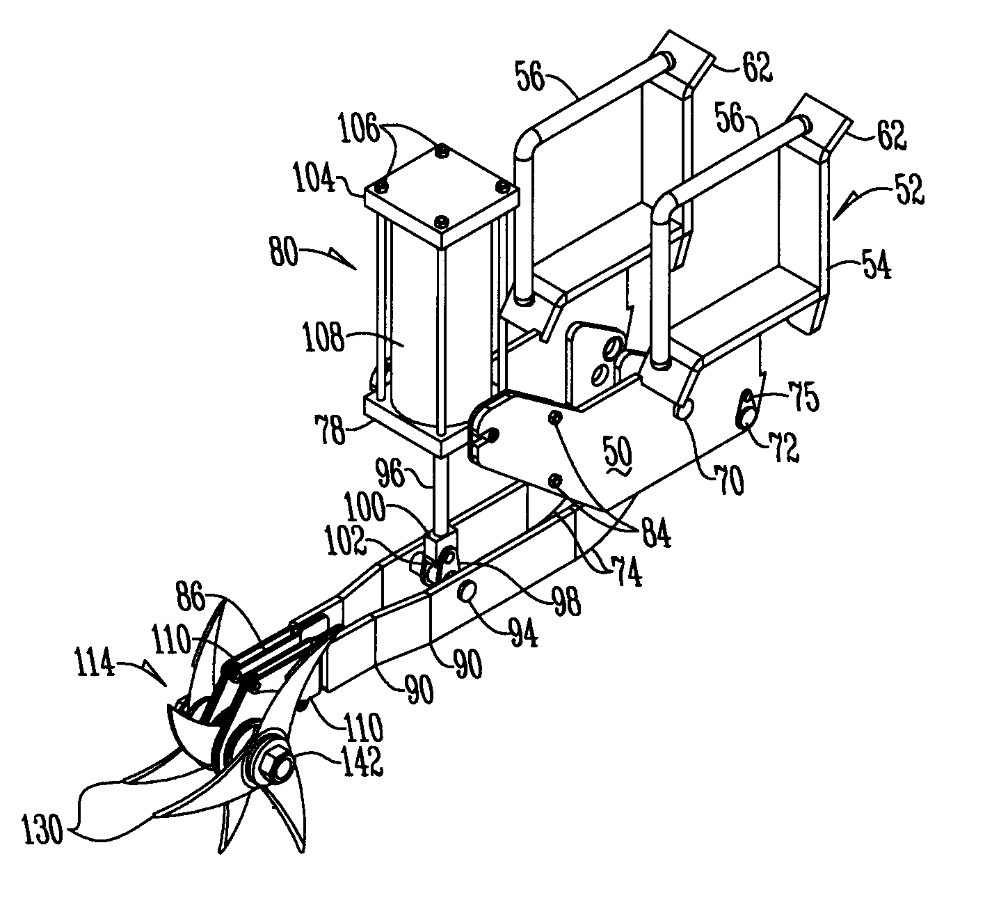 Tillage device for agricultural machinery or implements to reduce compaction caused by wheels in a field