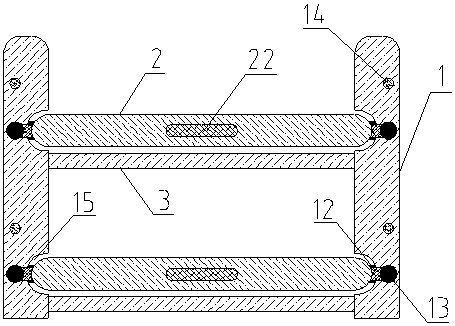 Material disc containing rack for inner heating type heat pump drying device