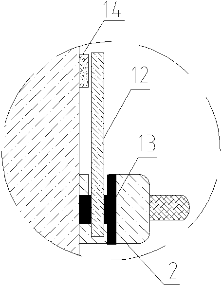 Material disc containing rack for inner heating type heat pump drying device