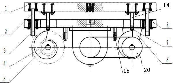 Bump test device of audio-video equipment