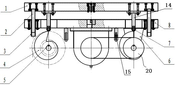 Bump test device of audio-video equipment