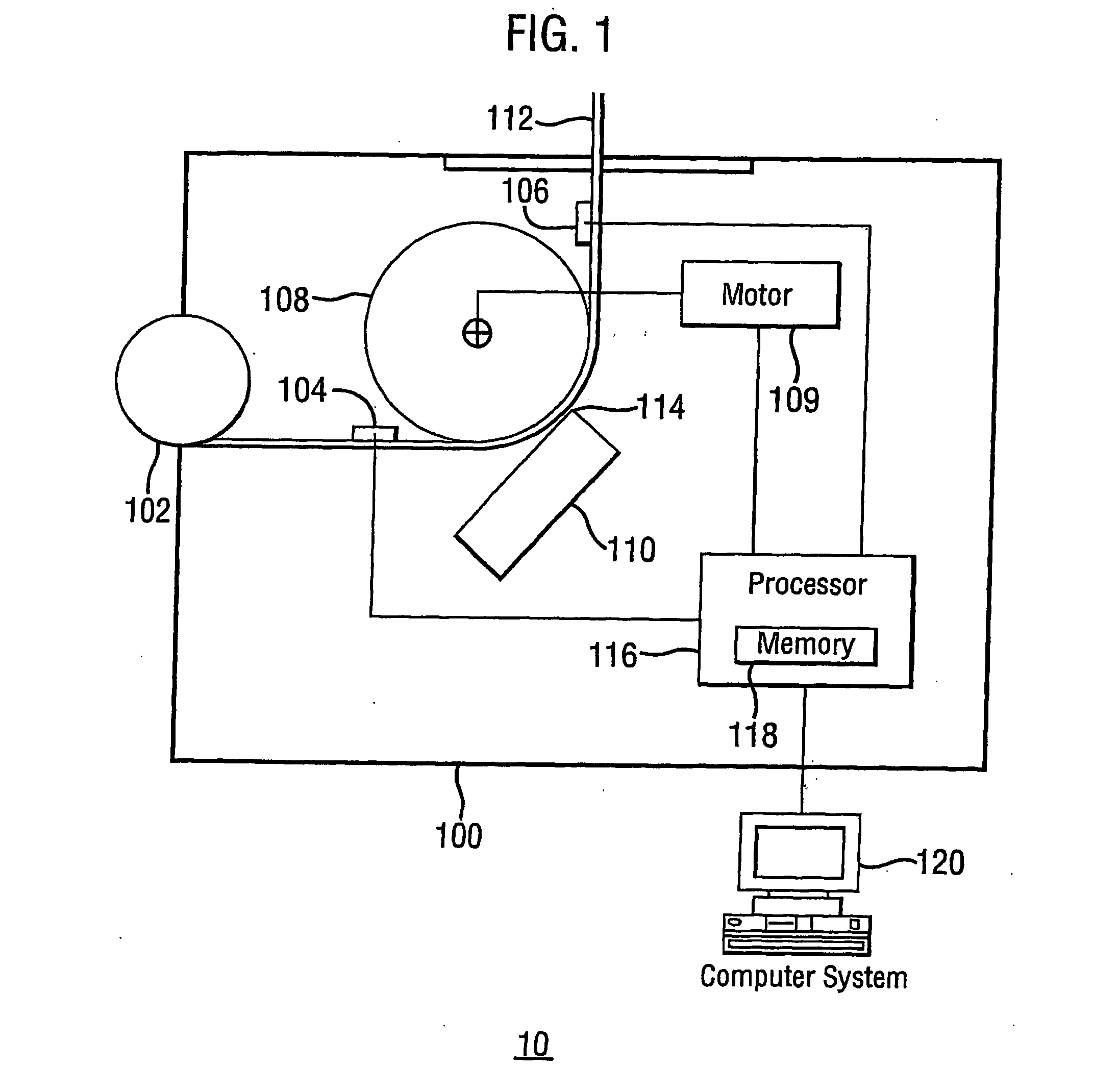 System and method for determining the status of a label in a roll of label stock