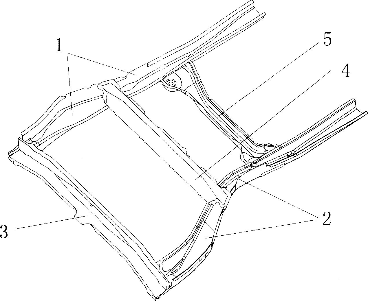 Load bearing type car body