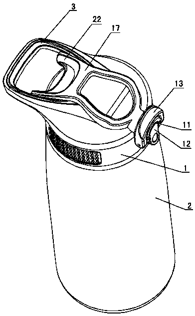 Antifouling and environment-friendly drink cup cover with nozzle and processing method