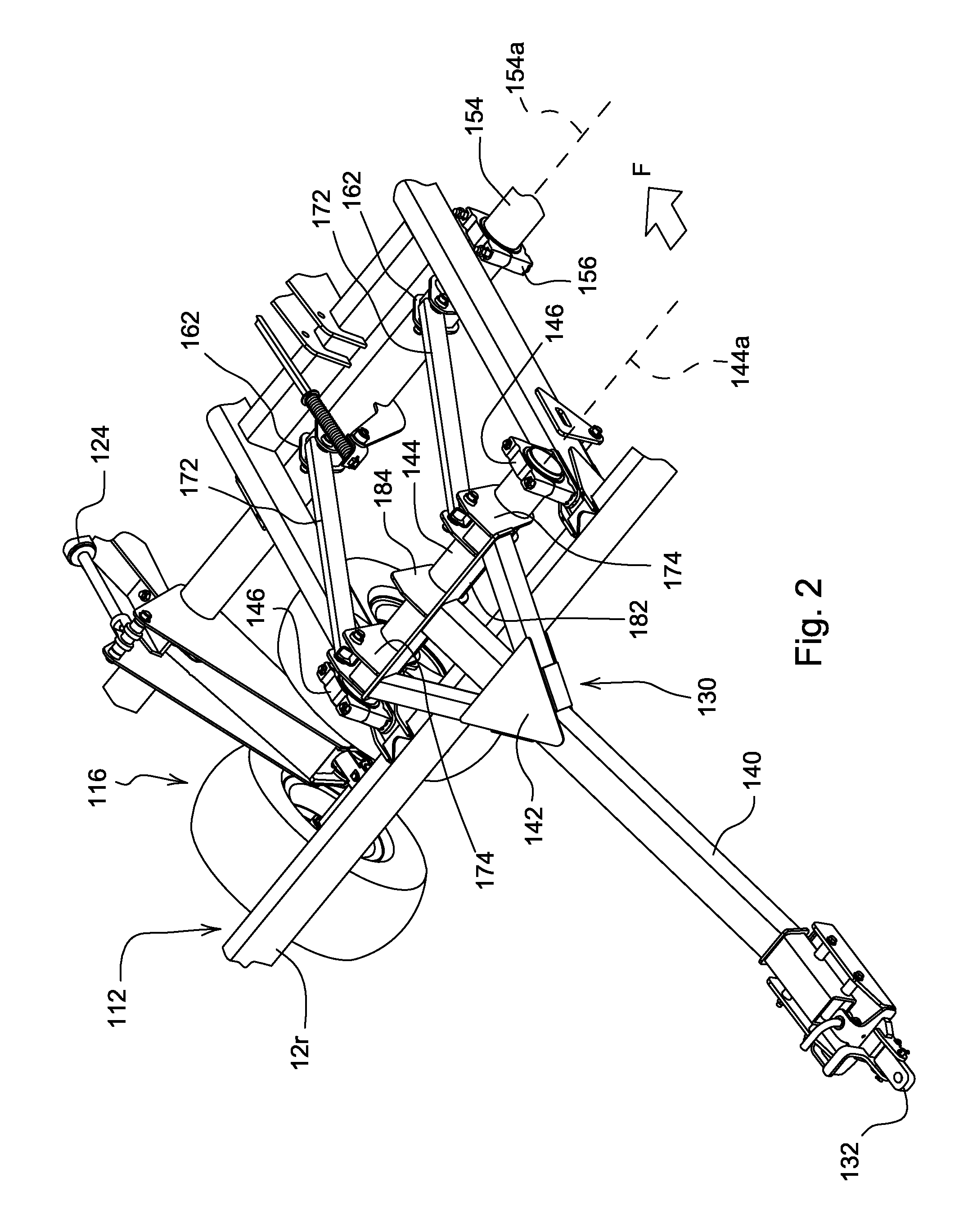 Strip tillage implement