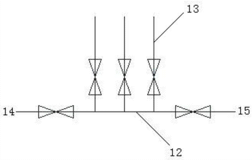 Large water movable multifunctional sewage treatment device and sewage treatment method