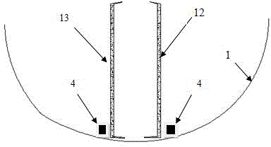 Wind power blade web plate perpendicularity regulating tooling and regulating method