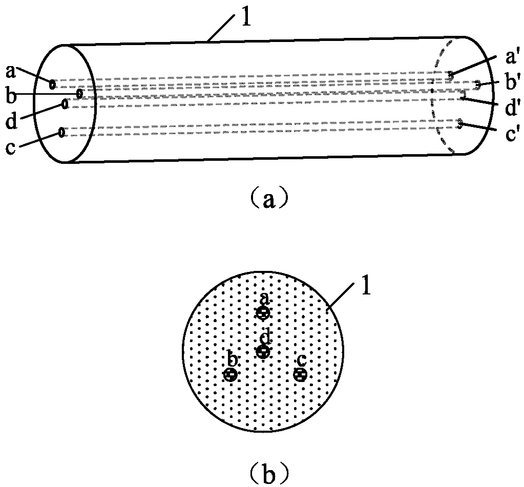 Reflective multi-core cyclic concatenated fiber shape sensor