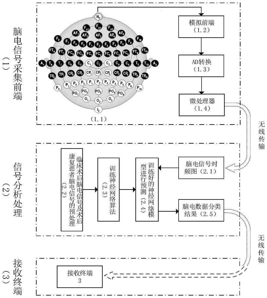 A non-invasive EEG signal analysis system applied to decompressed cranial surgery