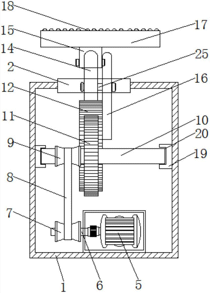 Liftable mounting and maintaining device