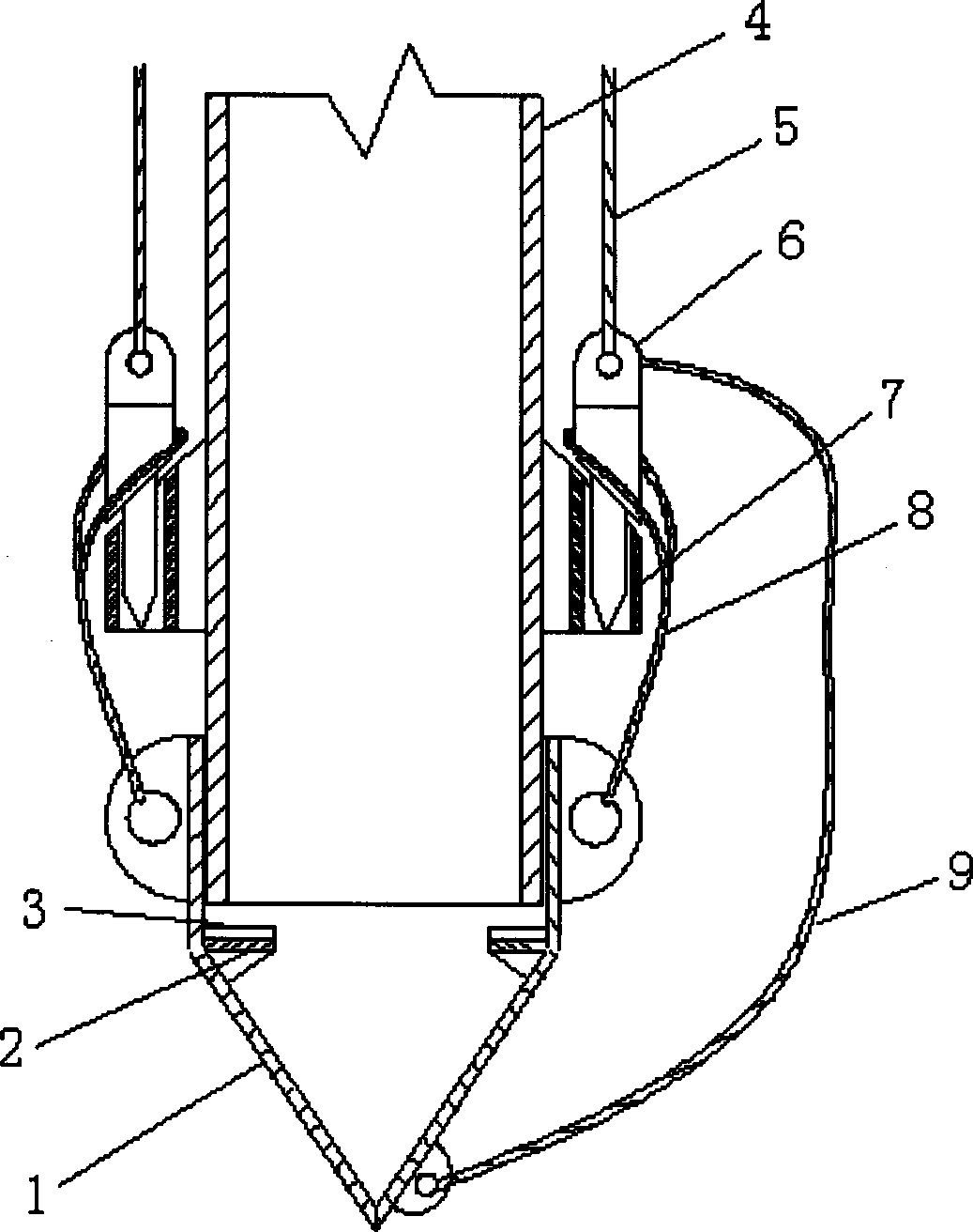 Pile extension under water