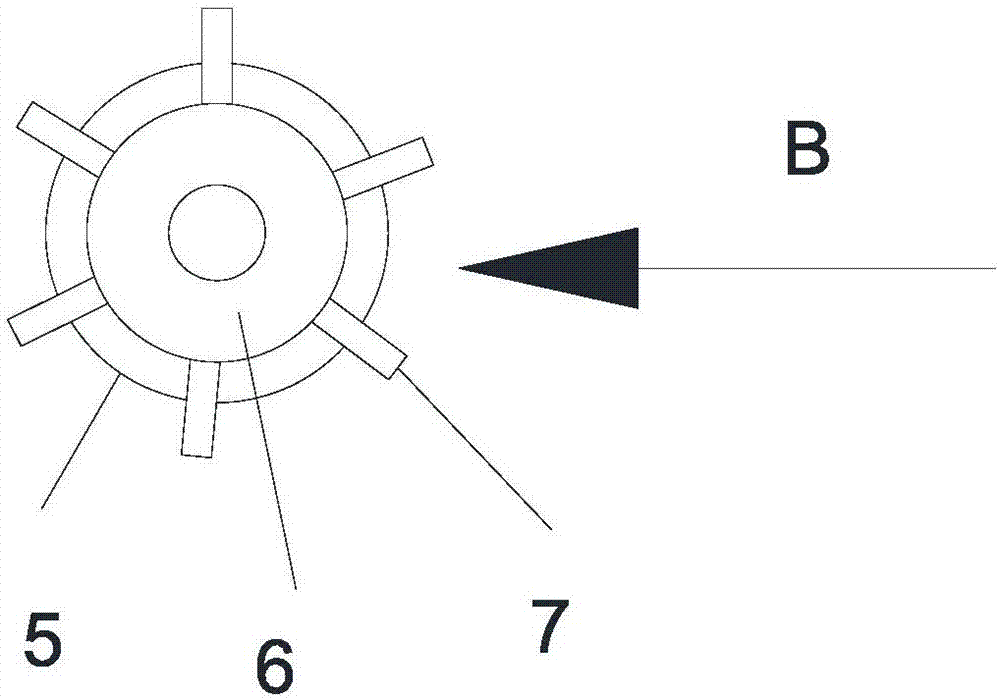 Sand screening device used for municipal construction