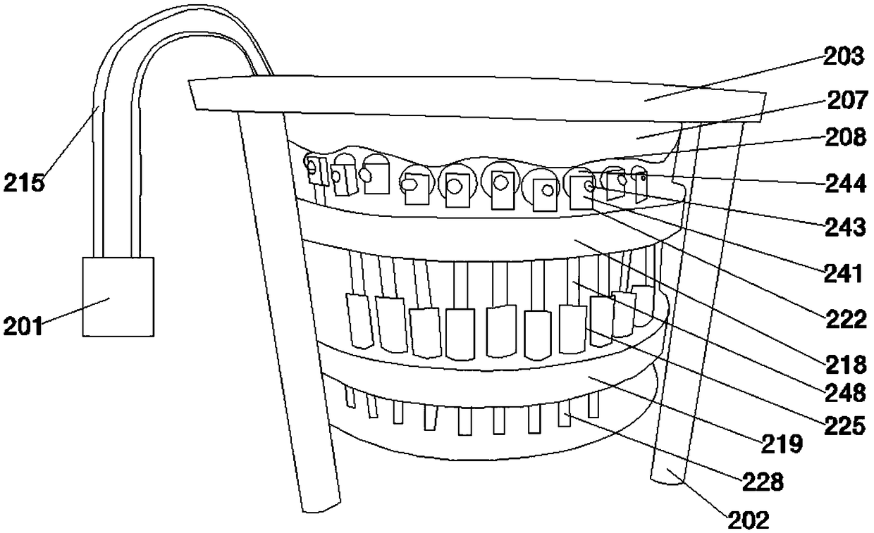 Bottle cap high-efficiency assembly mechanism