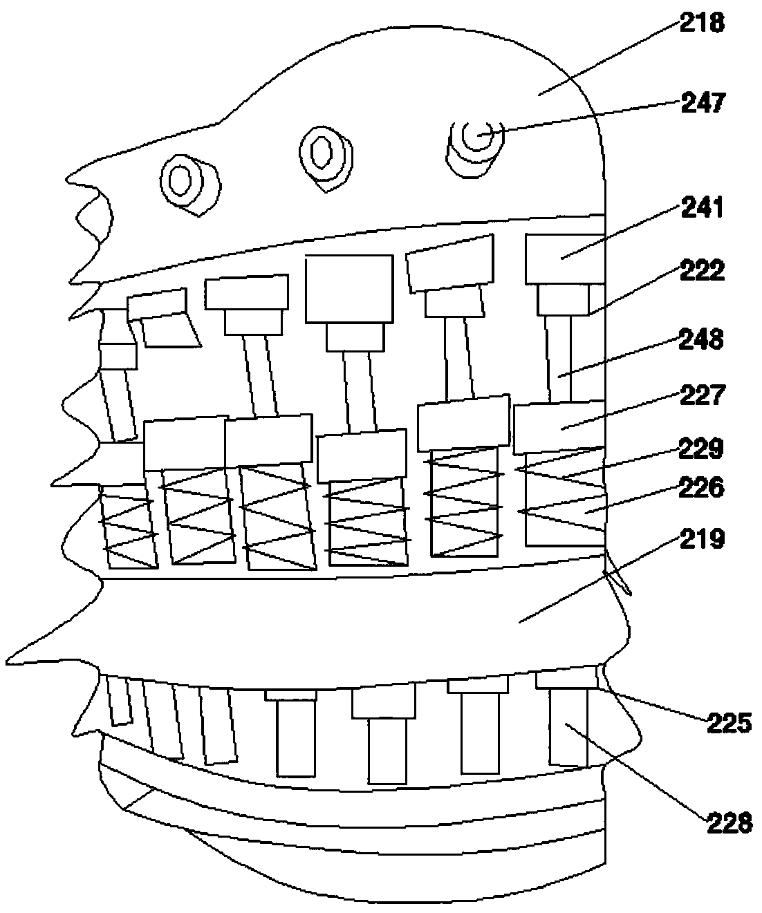 Bottle cap high-efficiency assembly mechanism